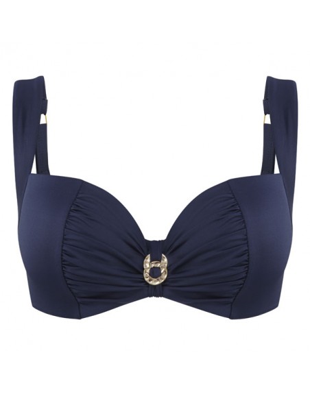 Panache Swim Annalise Voorgevormde Bikini Beha Grote Cupmaten Navy Sw