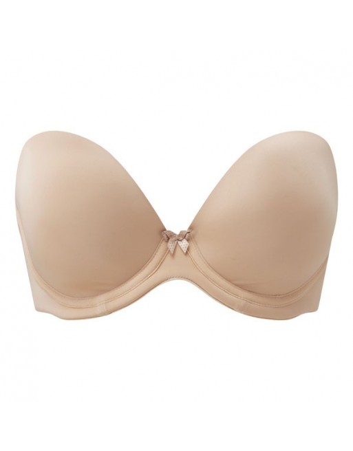 Cleo by Panache Koko Soutien-Gorge Sans Bretelles Grandes Tailles De Bonnet D à I / T. EU60 à 85 - Caramel - 9170