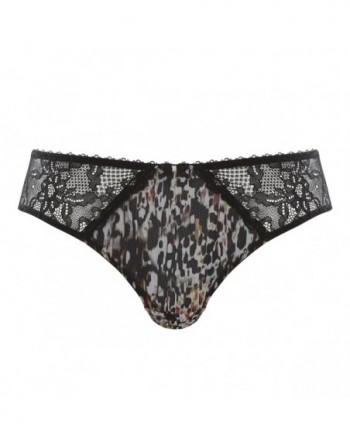 Panache Jasmine Slip Rio Petites Et Grandes Tailles EU34 à 46 - Animal Black - 6953