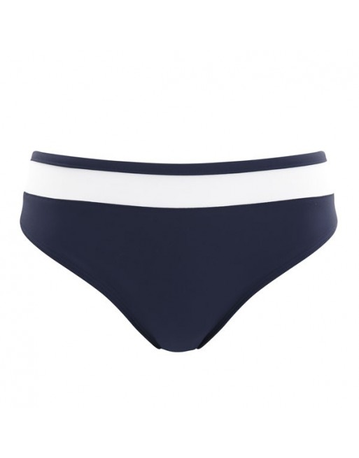 Panache Swim Anya Cruise Bas De Bikini Petites Et Grandes Tailles EU34 à 46 - Bleu/Blanc - SW1096