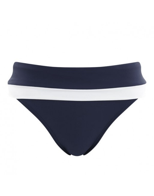 Panache Swim Anya Cruise Bikini Slip Met Omslag Kleine En Grote Maten EU34 Tot 46 - Navy/White - SW1097