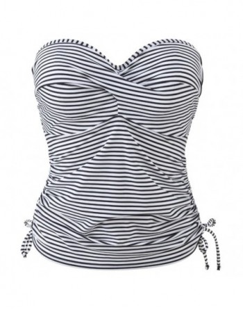 Panache Swim Anya Stripe Tankini Grandes Tailles De Bonnets D à I / T. EU65 à 90 - Noir&Blanc - SW0891