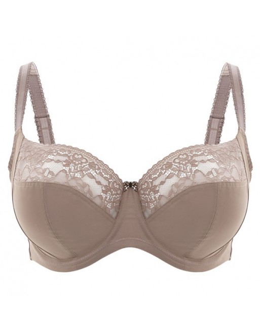 Sculptresse Chi Chi Soutien-Gorge Balconnet Grandes tailles de Bonnets D à L / T. EU75 à 105 - Cappuccino - 7695