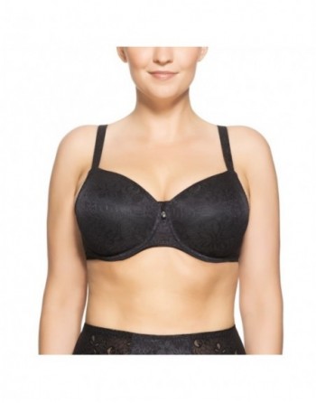 Ulla Dessous Alice Soutien-Gorge Emboitant Grandes Tailles De Bonnet K - L / T. 70-90 - Noir - 3826