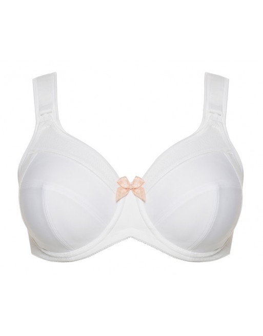 Ulla Dessous Lilly Soutien-Gorge Allaitement à armatures Grandes Tailles De Bonnets G à L / T. EU70 à 110 - Blanc - 6124