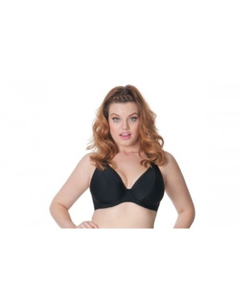 curvy kate swim jetty haut de bikini tour de cou bonnets profonds noir