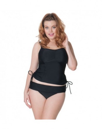 Curvy Kate Swim Jetty Tankini Grandes Tailles De Bonnet - Noir - CS3506