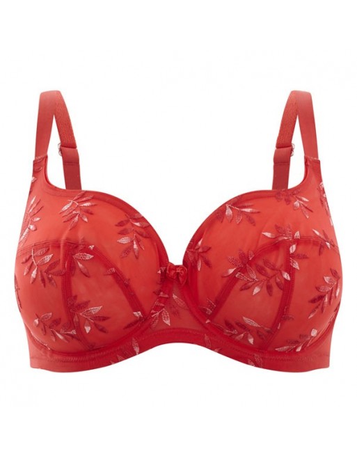 Panache Tango Soutien-Gorge Balconnet Grandes Tailles De Bonnets D à O / T. EU65 à 100 - Ruby - 3251