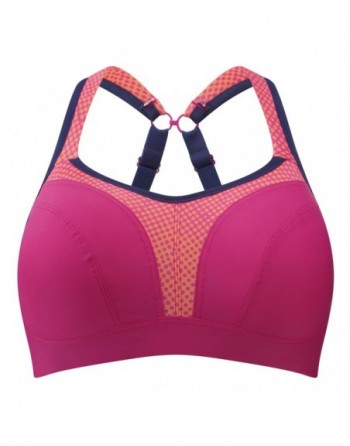 Panache Sport BH + Beugel Kleine En Grote Cupmaten B Tot M / T. EU60 Tot 90- Magenta Spot - 5021