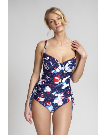 Panache Swim Milano Tankini + Armatures Grandes Tailles De Bonnet - Zig Zag Floral - SW1151