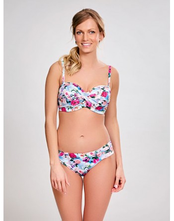 Panache Swim Alanis Bikini Slip Kleine - Grote Maten 34-46 - Blue Floral - SW1149