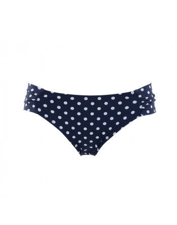 Panache Swim Anya Spot Bas De Bikini Petites Et Grandes Tailles EU34 à 46 - Bleu/Ivoire - SW1019