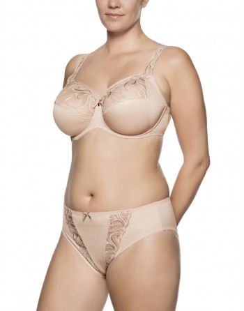 Ulla Dessous Carmen Slip Kleine - Grote Maten - 38-60 - Cappuccino - 2532