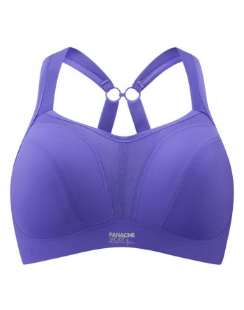 Panache Soutien-Gorge Sport + Armatures Grandes Tailles De Bonnet - Profonds B - J - Ultra Violet - 5021