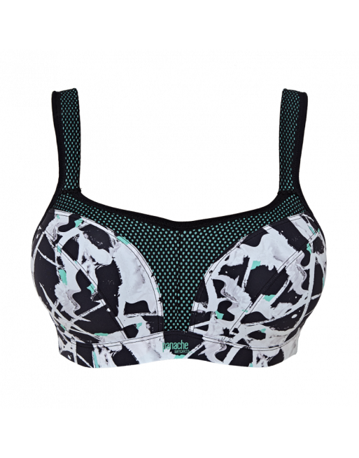 Panache Soutien-Gorge Sport + Armatures Petites Et Grandes Tailles De Bonnet B à M / T. EU60 à 90 - Grafiti Print - 5021B