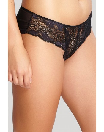 Panache Clara Slip 34-46 - Charcoal/Black - 7253