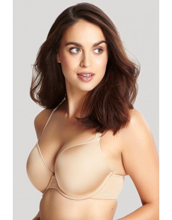 Panache Porcelain Élan Soutien-Gorge Moulé Plongeant Grandes Tailles De Bonnet D - H / T. 60-85 - Nude - 7327