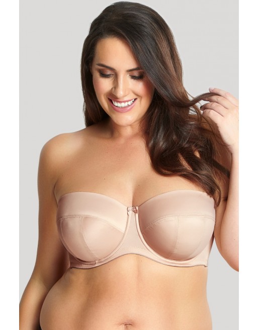 Sculptresse Dana Soutien-Gorge Bandeau Sans Bretelles Grandes tailles De Bonnets D à M / T/ EU75 à 105 - Linen - 9670