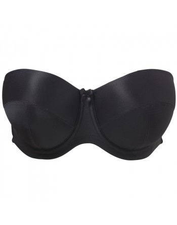 Panache Evie Soutien-Gorge Sans Bretelles Grandes Tailles De Bonnets D à K / T. EU65 à 90 - Noir - 5320