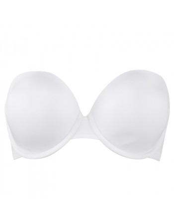 panache lingerie porcelain élan voorgevormde strapless beha wit cup d-i