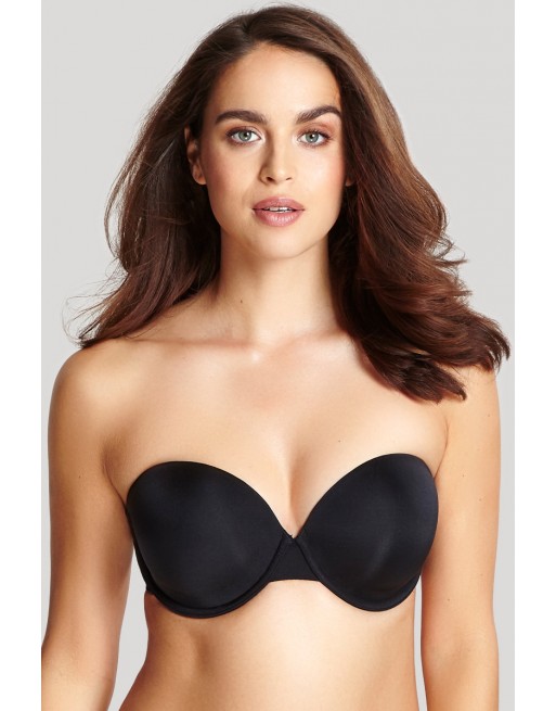 Panache Porcelain Élan Soutien-Gorge Sans Bretelles Grandes Tailles De Bonnets D à I / T. EU60 à 85 - Noir - 7320