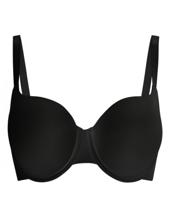 Panache Porcelain Élan Soutien-Gorge Coque T-Shirt Grandes Tailles De Bonnets D à K / T. EU65 à 85 - Noir - 7321