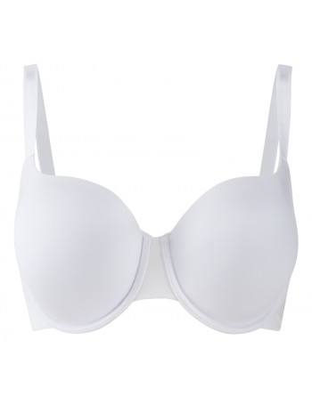 Panache Porcelain Élan Soutien-Gorge T-Shirt Moulé Grandes Tailles De Bonnets D à K / T. EU60 à 85 - Blanc - 7321