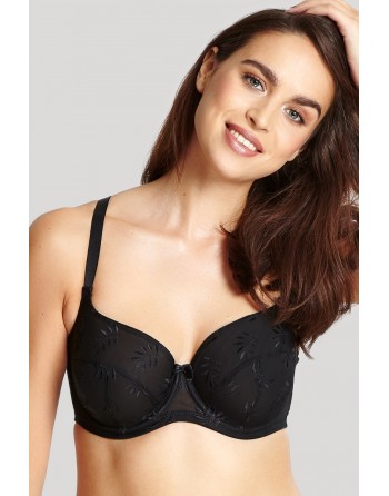 panache tango soutien-gorge balconnet bonnets profonds d-o / t. 60-100 noir.