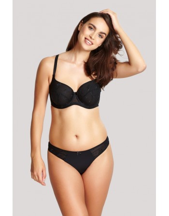 Panache Tango String Petites - Grandes Tailles EU34 à 46 - Noir - 9099