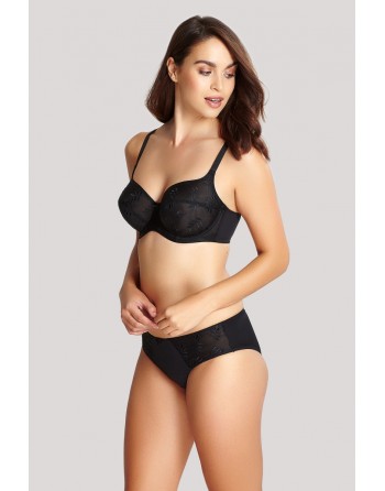 Panache Tango Slip Petites - Grandes Tailles EU34 à 46 - Noir - 9092