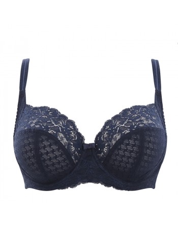 Panache Envy Soutien-Gorge Emboitant Grandes Tailles De Bonnets D à O / T. EU60 à 90 - Navy - 7285