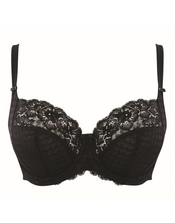 Panache Envy Soutien-Gorge Emboitant Grandes Tailles De Bonnets D à O / T. EU60 à 90 - Noir - 7285