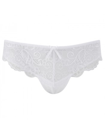 Panache Andorra String Kleine En Grote Maten EU34 Tot 46 - Wit - 5679