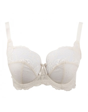 Panache Andorra Soutien-Gorge Emboitant Grandes Tailles De Bonnets D à M / T. EU65 à 90 - Pearl - 5675