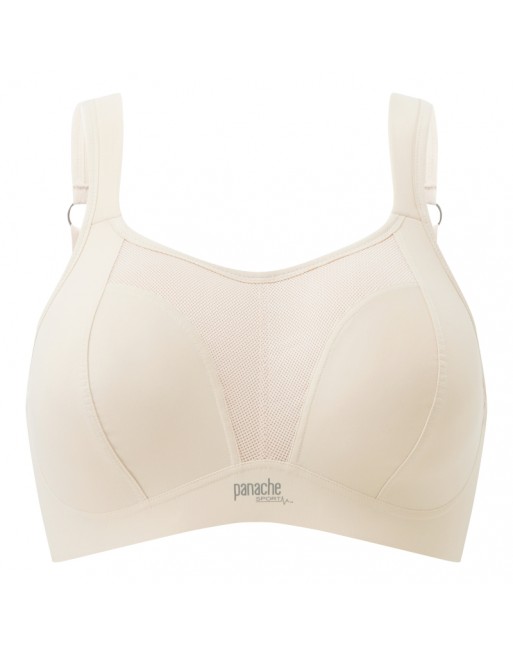 Panache Sport BH Zonder Beugel Kleine En Grote Cupmaten B Tot M /T. EU60 Tot 90 - Latte - 7341