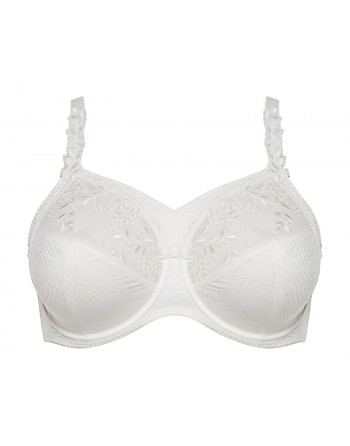 Ulla Dessous Ella Soutien-Gorge Emboitant Grandes Tailles De Bonnets D à H / T. EU75 à 120 - Écru - 3625