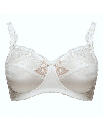 Ulla Dessous Ella Soutien-Gorge Sans Armatures Grandes Tailles De Bonnets D à L / T. EU75 à 120 - Écru 3628