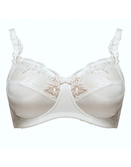 Ulla Dessous Ella Soutien-Gorge Sans Armatures Grandes Tailles De Bonnets D à L / T. EU75 à 120 - Écru 3628