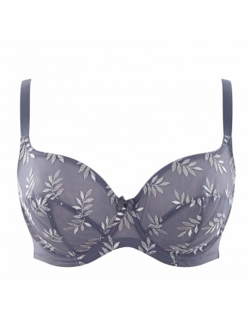 Panache Tango Soutien-Gorge Balconnet Grandes Tailles De Bonnets D à O / T. EU65 à 100 - Lead Blue - 9071