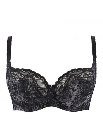 Panache Jasmine Soutien-Gorge Balconnet Grandes Tailles De Bonnets D à K / T. EU60 à 85 - Snake Print - 6951