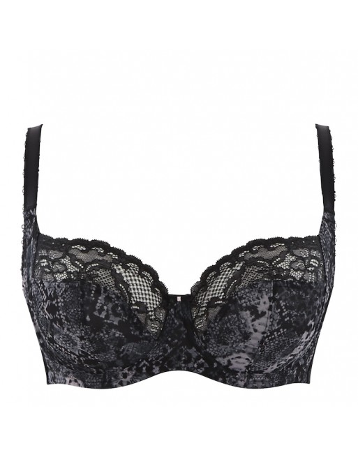 Panache Jasmine Soutien-Gorge Balconnet Grandes Tailles De Bonnets D à K / T. EU60 à 85 - Snake Print - 6951