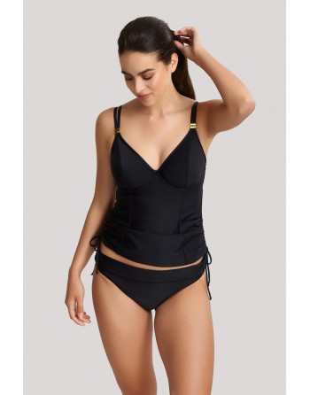 Panache Swim Anya Riva Tankini Petites Et Grandes Tailles EU65-85 Bonnet D à M - Noir - SW0881