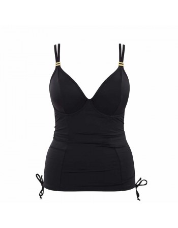 Panache Swim Anya Riva Tankini Grandes Tailles De Bonnets D à M / T. EU65 à 85 - Noir - SW0881