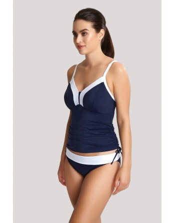 Panache Swim Catarina Tankini Grandes Tailles De Bonnet - Midnight/white - SW1351