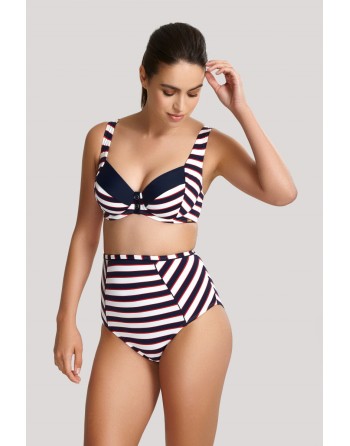 Wonderbaarlijk Panache Swim Lucille Bikini Slip Hoge Taille SW1375 Navy Stripe 34-46 XT-56