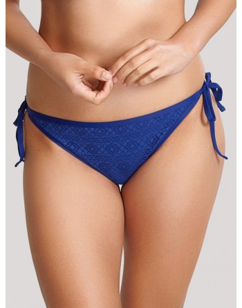 Panache Swim Anya Crochet Bas De Bikini à Nouer Taille Basse Petites Et Grandes Tailles EU34 à 46 - French Blue - SW1256