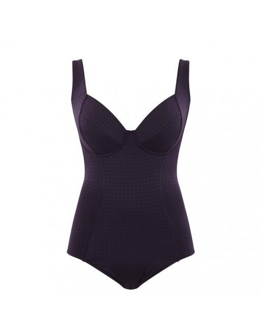 Panache Swim Riviero Maillot De Bain Grandes Tailles De Bonnets D à K / T. EU65 à 85 - Aubergine - SW1330