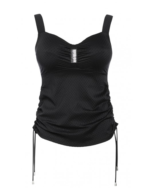 Ulla Dessous Saint-Tropez Tankini Kleine En Grote Cupmaten B Tot K / T. EU70 à 120 - Zwart - 9190