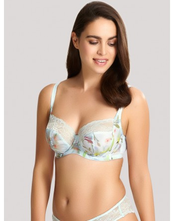 Panache Jasmine Soutien-Gorge Balconnet Petites Et Grandes Tailles 60-85 Bonnet D à K - Pastel Floral - 6951