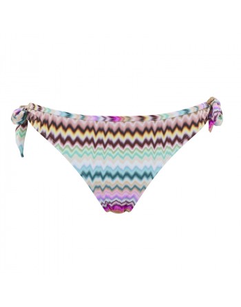 Panache Swim Milano Bas de Bikini Rio À Lacets Petites Et Grandes Tailles EU38 à 44 - Ikat Print - SW1158